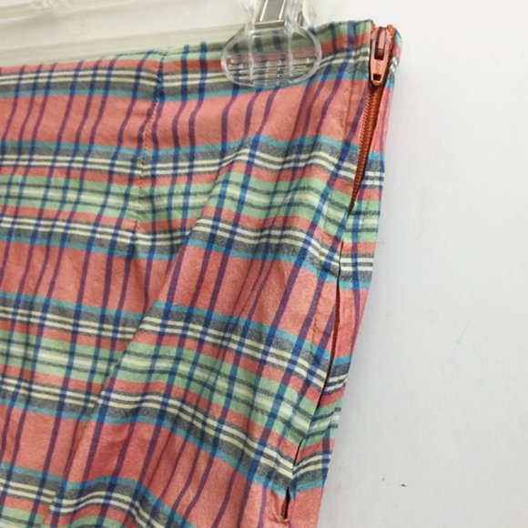 Rebecca Moses 101 Pencil Skirt Plaid Vntg 90s 12 - Picture 3 of 9